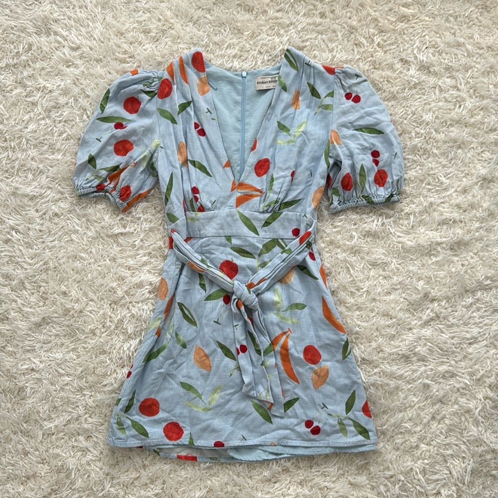 Finders Keepers Fruit Print Dress